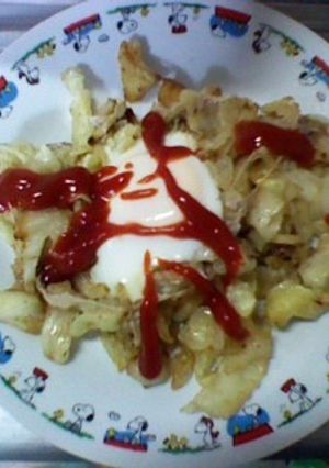 キャベツと卵のすごもり焼き-レシピのメイン写真