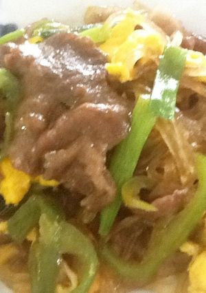 はるさめでかさ増し牛肉のオイスター炒め-レシピのメイン写真