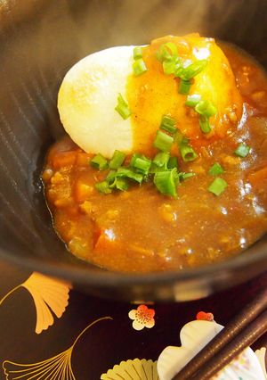 カレーリメイク♡あんかけカレー餅-レシピのメイン写真