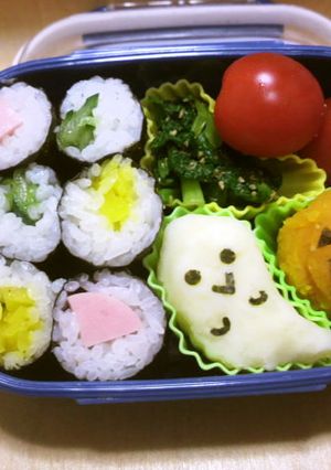 ハロウィンお弁当*.。^v^。.*-レシピのメイン写真