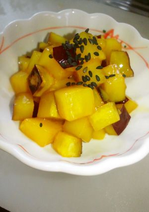 さつまいもの甘露煮(キャラメル）-レシピのメイン写真