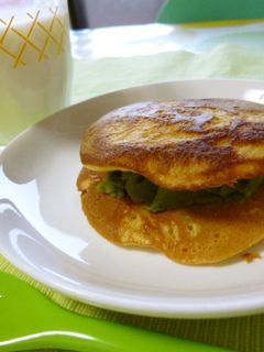 簡単おやつ☆抹茶あんのどら焼き☆-レシピのメイン写真