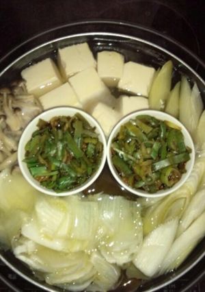 捨てないで!ネギ丸ごと湯豆腐-レシピのメイン写真