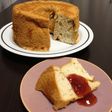 いちごの豆乳シフォンケーキ