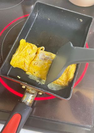お弁当に!卵焼きのカット!-レシピのメイン写真