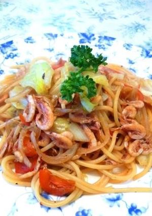 桜エビの味噌パスタ-レシピのメイン写真