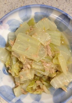 ☆簡単☆白菜とツナの炒め煮（行程写真有）-レシピのメイン写真