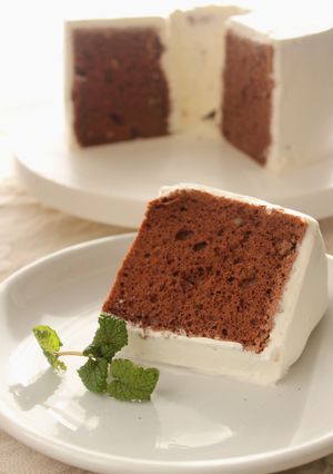 ココアと胡桃のシフォンケーキ-レシピのメイン写真