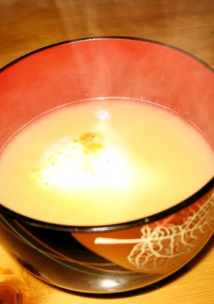鏡開きに！きな粉ぜんざい（しるこ風味）。-レシピのメイン写真