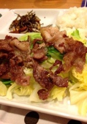カリカリ豚とキャベツの柚子ポン酢-レシピのメイン写真