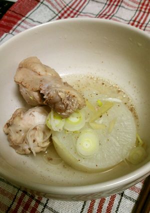風邪に負けるな！大根と鶏肉でさっぱり煮-レシピのメイン写真