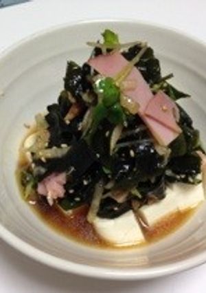 手作りドレッシングで☆ワカメの中華サラダ-レシピのメイン写真