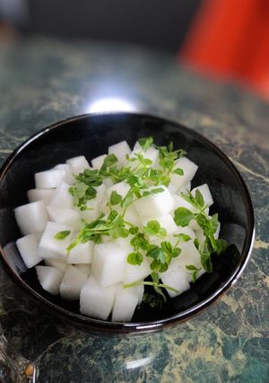 角切り大根の梅昆布茶あえ-レシピのメイン写真