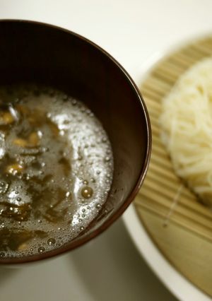 つるつる☆さっぱり！もずく酢納豆そうめん-レシピのメイン写真