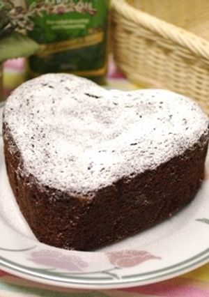 超簡単チョコレートケーキでバレンタイン-レシピのメイン写真