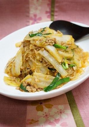 白菜入り麻婆春雨-レシピのメイン写真