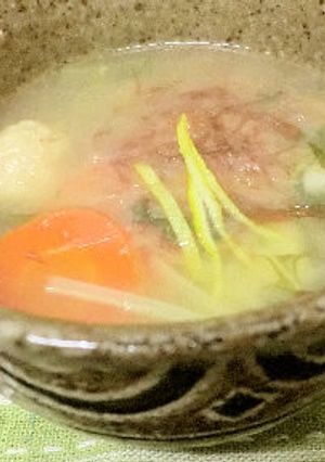 簡単リメイク 鍋の残りで雑煮-レシピのメイン写真