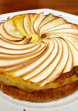 林檎の簡単ケーキ、ヨーグルトポムポム-レシピのメイン写真