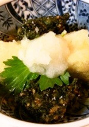 アオサのかき揚げ風♪-レシピのメイン写真