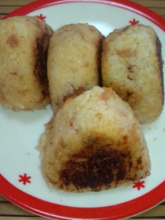 カルボナーラ焼おにぎり2種-レシピのメイン写真