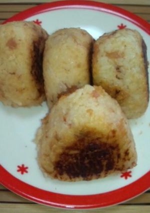 カルボナーラ焼おにぎり2種-レシピのメイン写真