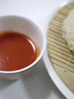 簡単そうめん☆トマトジュースのつけだれ-レシピのメイン写真