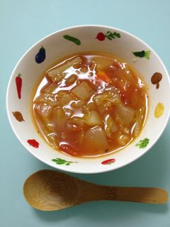 圧力鍋で☆ゴロゴロ野菜のトマトスープ-レシピのメイン写真
