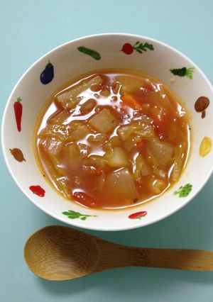 圧力鍋で☆ゴロゴロ野菜のトマトスープ-レシピのメイン写真
