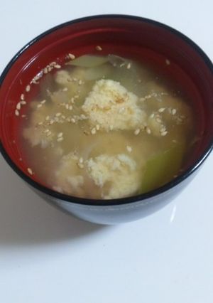 ふんわりおから玉子スープ-レシピのメイン写真