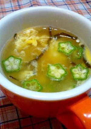 レンジで簡単！とろとろ卵のお夜食雑炊♡-レシピのメイン写真