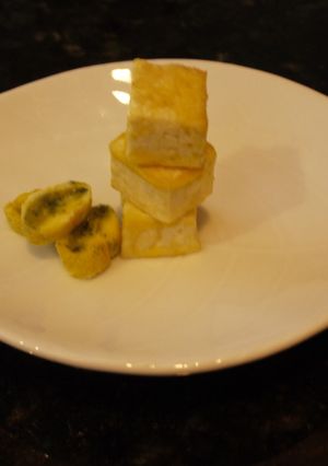 離乳食♥手づかみ　コロコロ豆腐　卵黄のみ-レシピのメイン写真