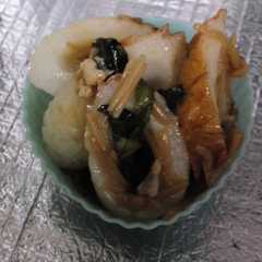 รูปของ ちくわの大葉なめ茸和え