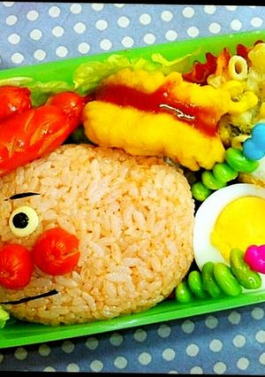 キャラ弁　アンパンマン号-レシピのメイン写真