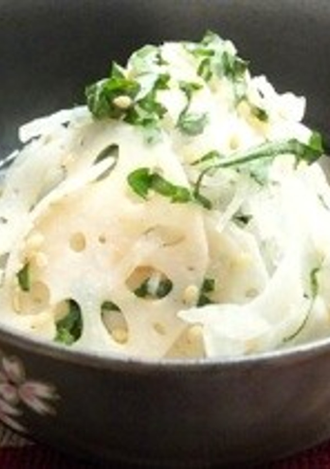 蓮根と大根のナマス-レシピのメイン写真