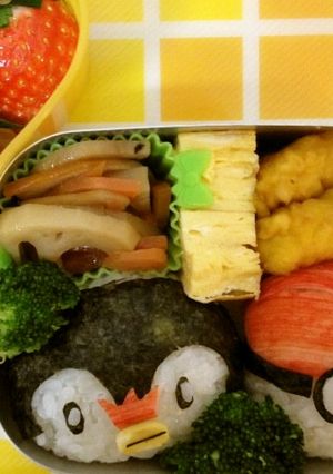 年長さんのお弁当（ポケモン・ポッチャマ）-レシピのメイン写真
