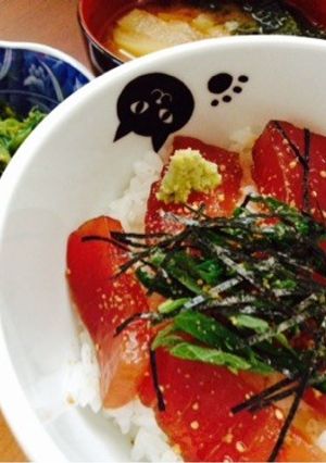 大好評！ごま香る～漬けまぐろ丼-レシピのメイン写真