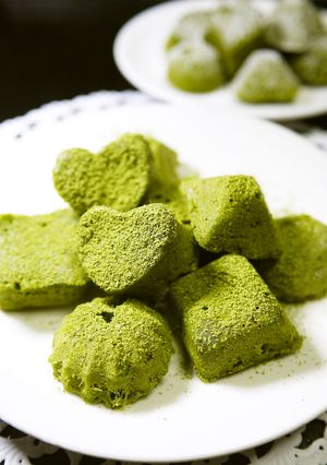レンジで簡単！プチ抹茶ガトーショコラ-レシピのメイン写真