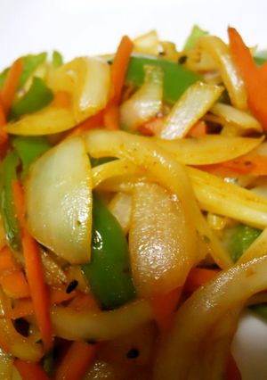 即席カレー味炒め-レシピのメイン写真