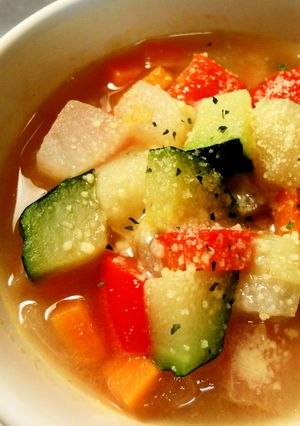 ＊ヘルシー＊夏野菜の食べるスープ＊-レシピのメイン写真