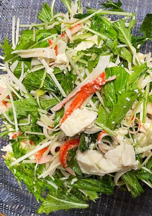 水菜と豆腐のサラダ-レシピのメイン写真