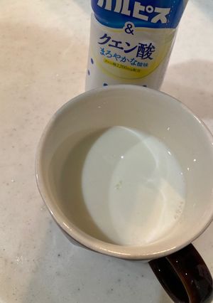 簡単ラッシー（カルピス&クエン酸で）-レシピのメイン写真