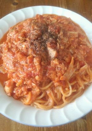 簡単♪トマツナパスタ！-レシピのメイン写真