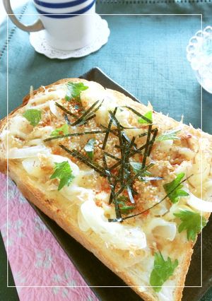 ３種のチーズと玉葱・醤油麹の和トースト-レシピのメイン写真
