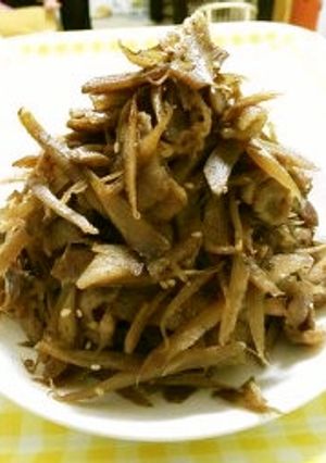 ∞ご飯がすすむ！肉入りごぼうのきんぴら∞-レシピのメイン写真