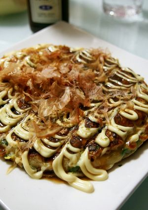 我が家の♪小麦粉でお好み焼き(*¨*)♡-レシピのメイン写真
