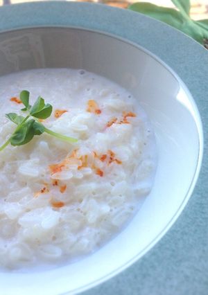 暖まる♪生姜風味のホットミルク粥-レシピのメイン写真