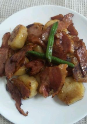 里芋とベーコンの蒸し焼き-レシピのメイン写真