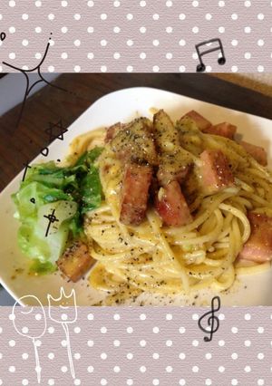 アボカド入り簡単濃厚カルボナーラ♫-レシピのメイン写真
