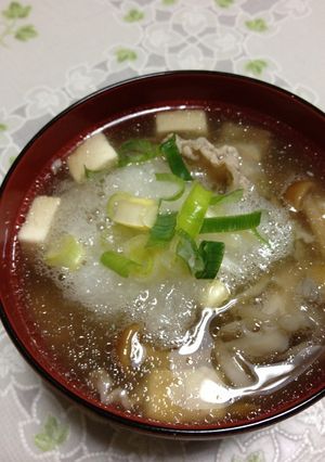 ふわふわ♪みぞれスープ-レシピのメイン写真