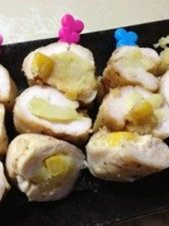マッシュポテトのササミ巻き-レシピのメイン写真